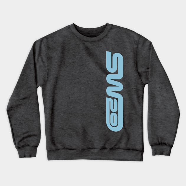 SW20: the Phoenix Soars Again (blue metallic) Crewneck Sweatshirt by PRS_Designs_787